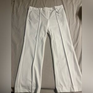 NWT Express Boot High Rise Dress Pants white